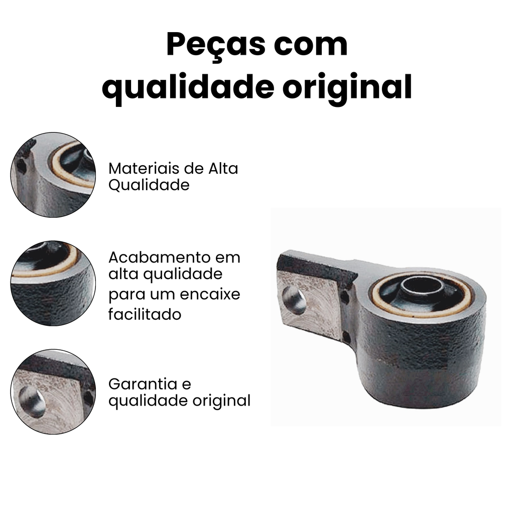 Bucha Braço Diant Tras Mobensani para Carros e Caminhonetes - Imagem 3