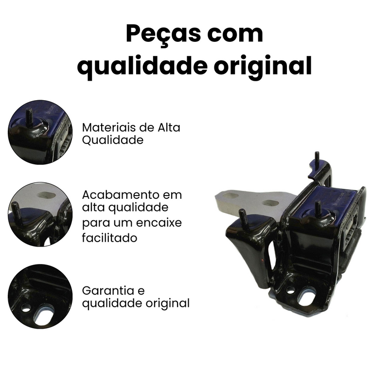 Coxim Câmbio Diant Esq Ford Fiesta 1.0 1.5 1.6 2011-2019 - Imagem 3