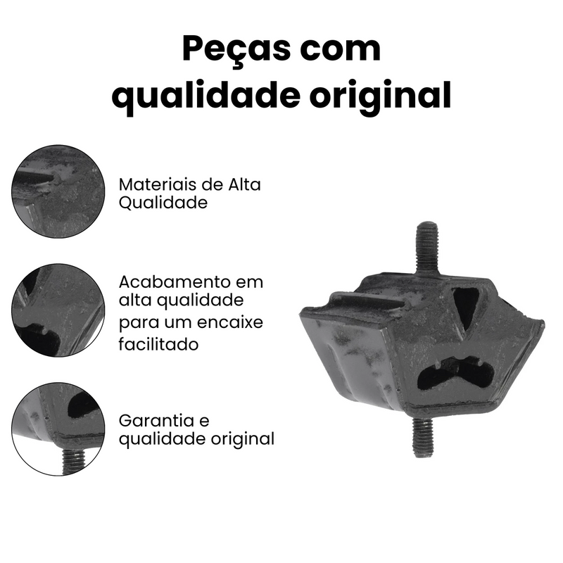 Coxim Motor Diant Dir Esq Ford Belina 78-86 Corcel II 81-91 - Imagem 3