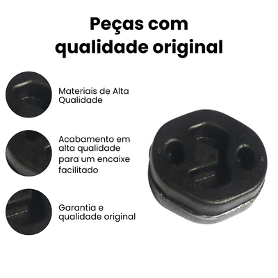 Coxim Silencioso Diant Ford Courier Fiesta 1.3i 1.4i 1.6 8V - Imagem 3