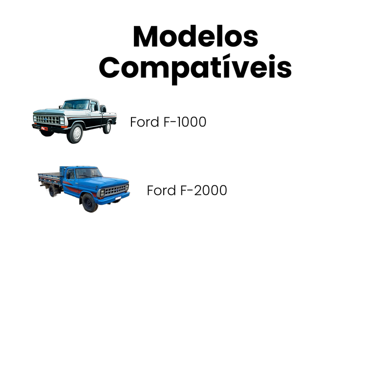 Coxim Motor Diant Dir Esq Ford F-1000 F-2000 - Imagem 4