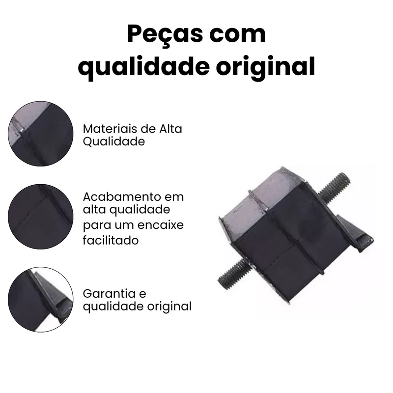 Coxim Motor Diant Dir Esq Ford F-1000 F-2000 - Imagem 3