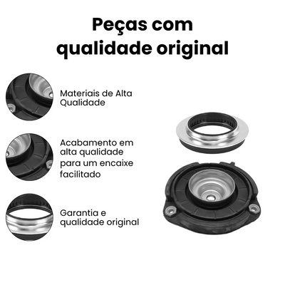 COXIM DO AMORTECEDOR DIANTEIRO DIREITO E ESQUERDO VOLKSWAGEN | AUDI | CHERY MB3052A - Imagem 3