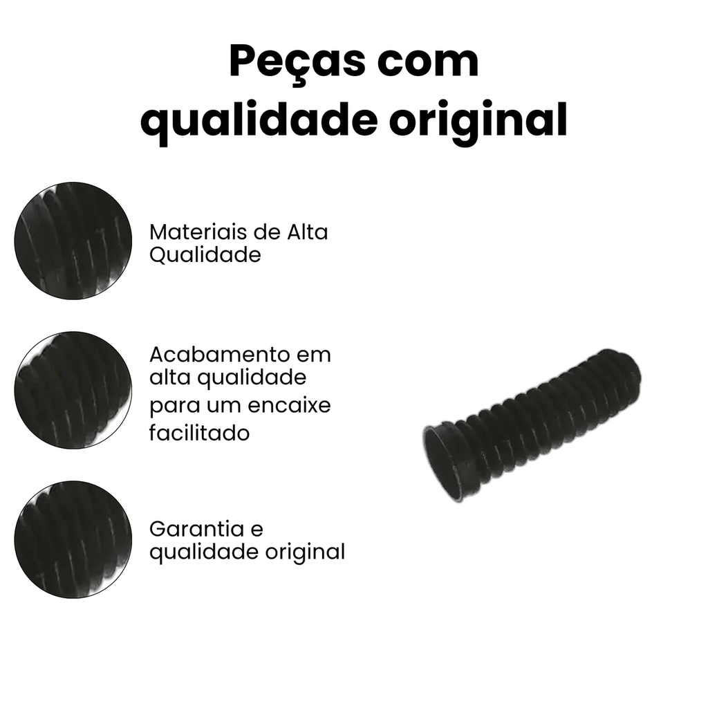 Coifas Caixa Direção Dianteira Dir Esq VW Gol 1988-2016 Para - Imagem 3