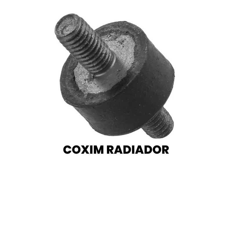 Coxim Radiador Volkswagen Gol 1980-2014 Parati 1982-2009 Sav - Imagem 2