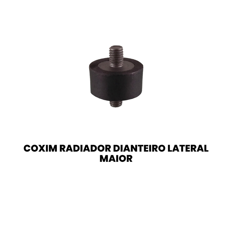 Coxim Radiador Diant Lateral Maior VW Gol 82-15 Parati 85-14 - Imagem 2