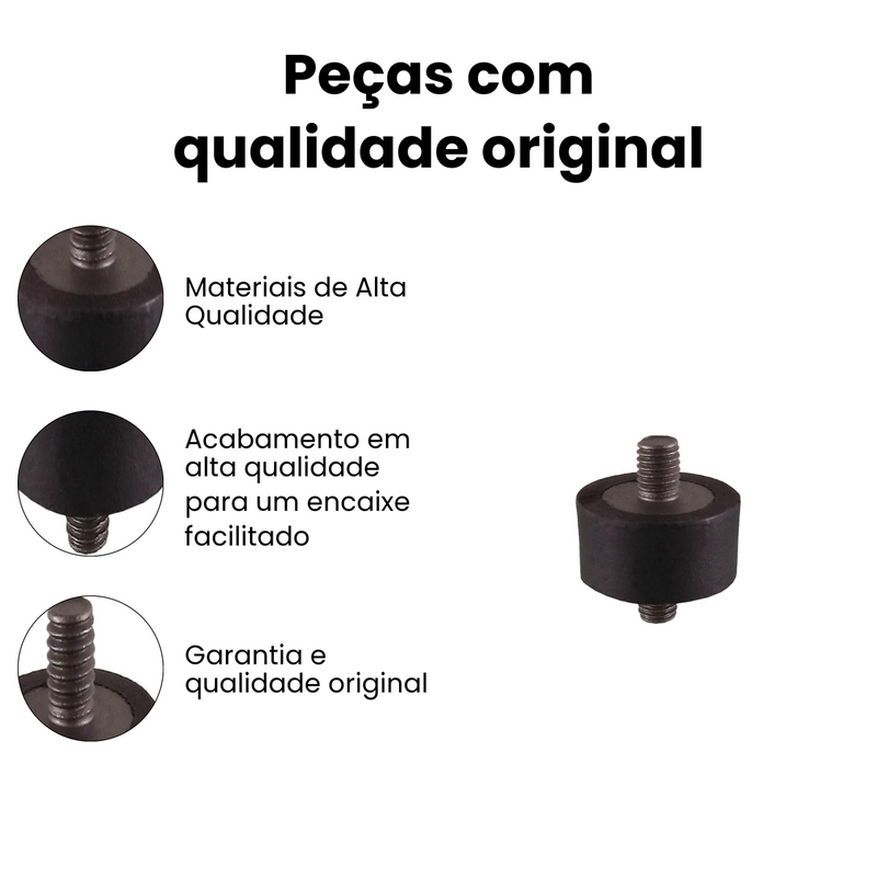 Coxim Radiador Diant Lateral Maior VW Gol 82-15 Parati 85-14 - Imagem 3