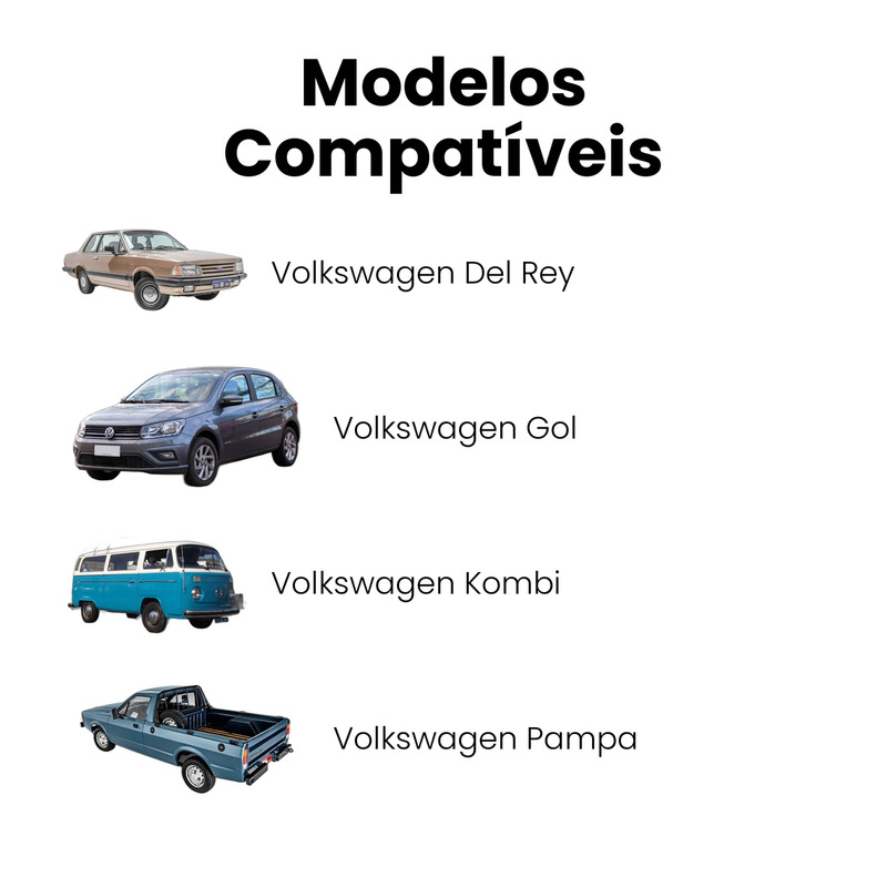 Coxim Motor Diant Dir Esq VW Del Rey 85-09 Gol 90-91 Kombi 8 - Imagem 4