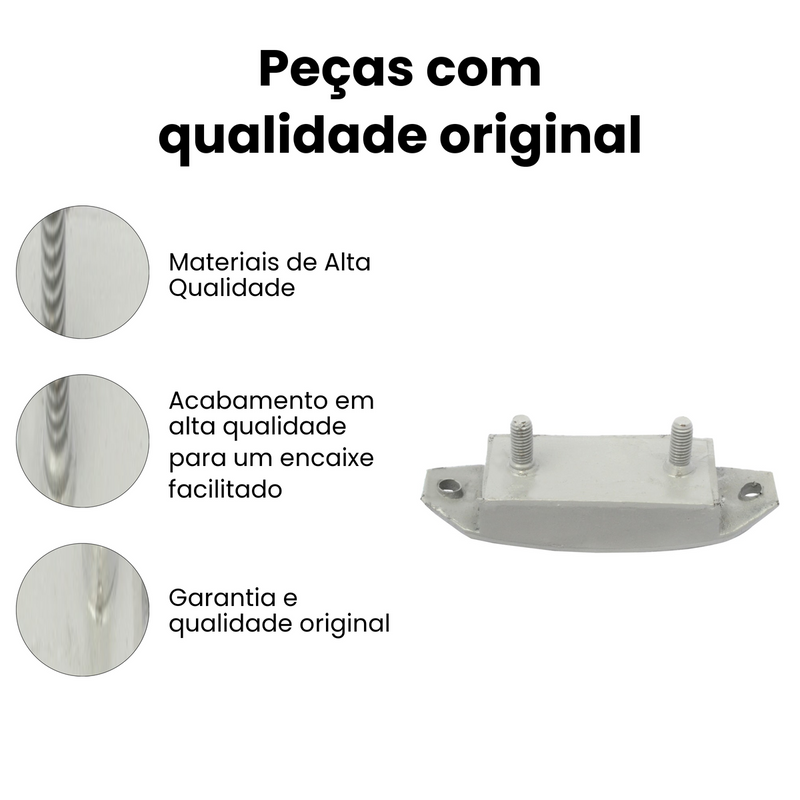Coxim Motor Tras Volkswagen Fusca 1200 1300 1500 1600 1967-1 - Imagem 3