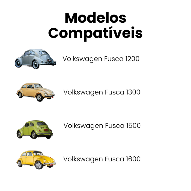 Coxim Motor Tras Volkswagen Fusca 1200 1300 1500 1600 1967-1 - Imagem 4