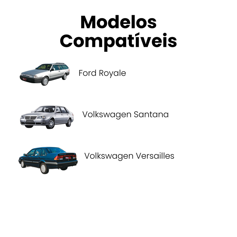 Coxim Amort Diant Ford Royale 1984-2006 VW Santana 1984-1992 - Imagem 4
