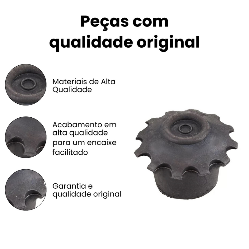 Coxim Motor Diant Volkswagen Gol 80-86 Parati Saveiro Voyage - Imagem 3