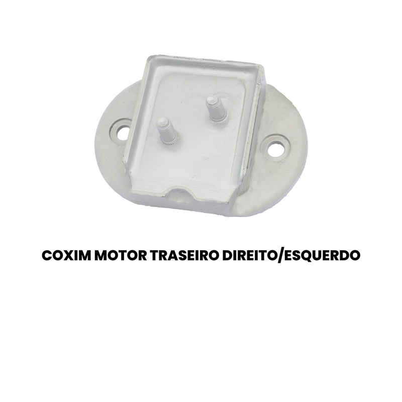 Coxim Motor Tras Dir Esq Volkswagen Fusca 1955-1986 - Imagem 2
