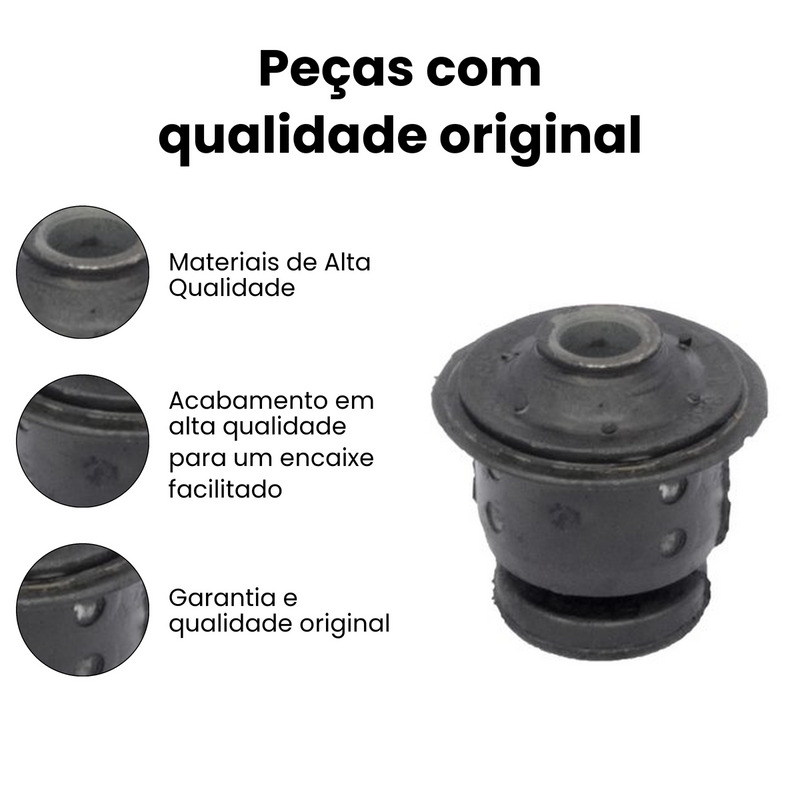 Bucha Suspensão Dianteira VW Gol Parati Saveiro Fox Fiat Pal - Imagem 3