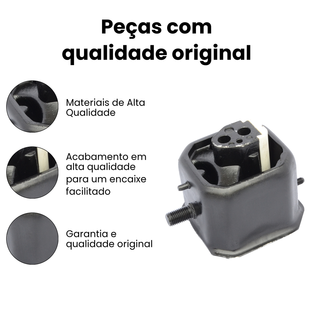 Coxim Motor Diant Esq Gol 1.0 1.6 Flex 2009 a 2023 - Imagem 3
