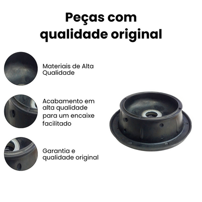 Coxim Amort Diant VW Gol G3 G4 Parati G3 G4 Saveiro G3 G4 20 - Imagem 3