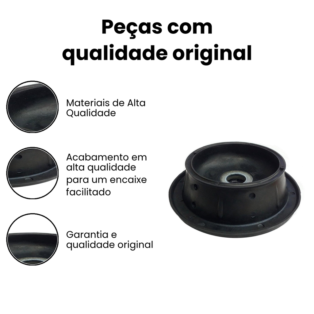 Coxim Amortecedor Dianteiro Saveiro Mobensani - Imagem 3