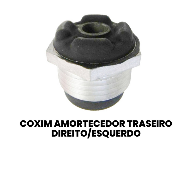 Coxim Amort Tras Fiat Elba 85-96 Fiorino 88-93 Prêmio 85-94 - Imagem 2