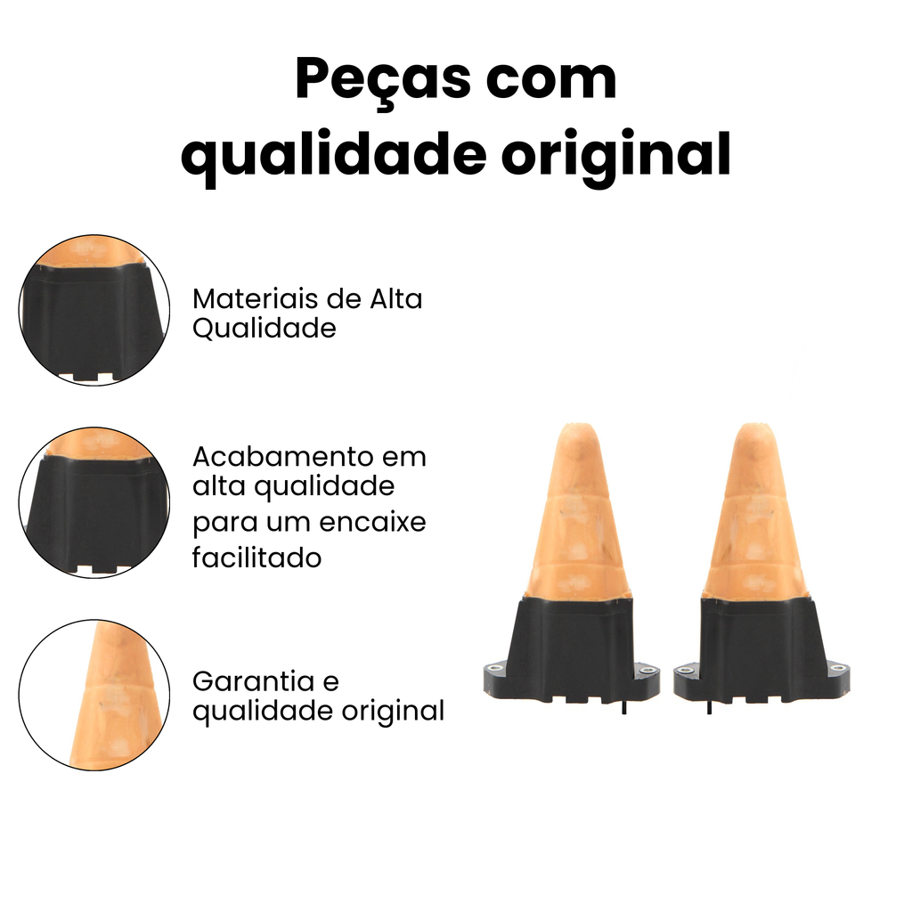 Batente Amort Tras Dir Esq Fiat Strada 1.3 1.4 1.6 1.8 - Imagem 3