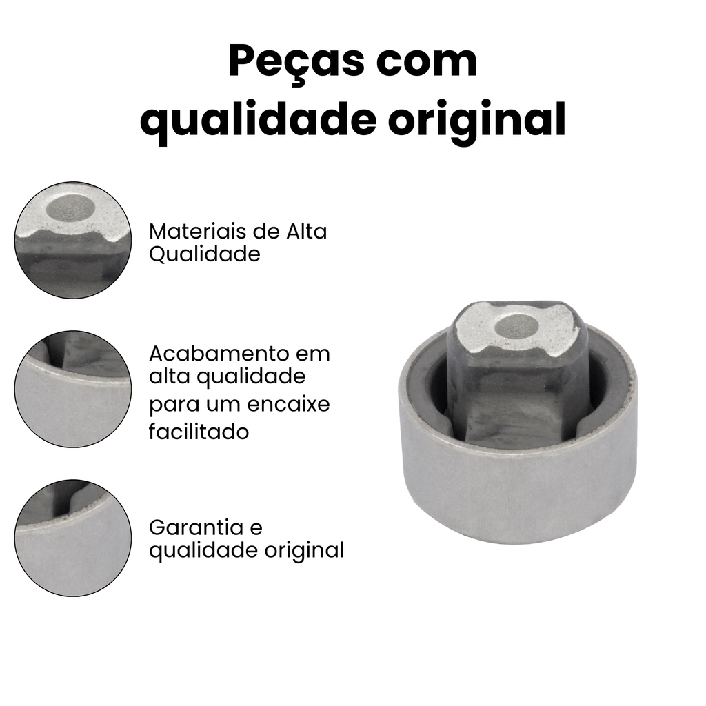 Bucha Bandeja Traseira Direita Esquerda Fiat Linea Punto HLX - Imagem 3