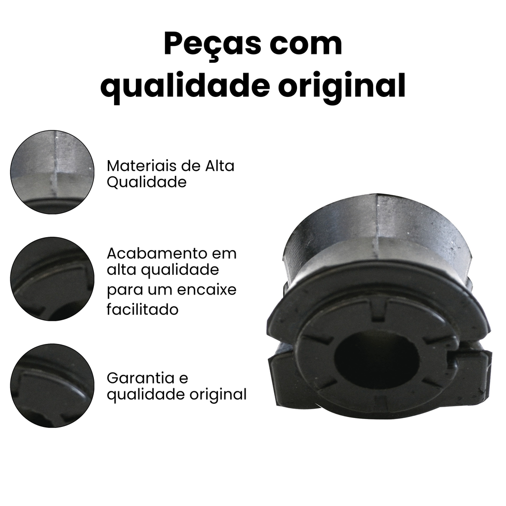 Bucha Barra Estabilizadora Dianteira Direita Esquerda Fiat P - Imagem 3