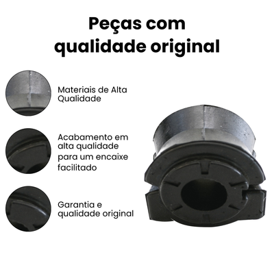 Bucha Barra Estabilizadora Dianteira Direita Esquerda Fiat P - Imagem 3