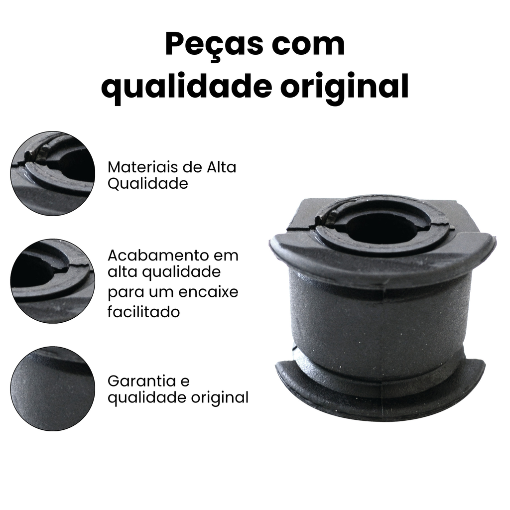 Bucha Barra Estabilizadora Dianteira Fiat Uno 1.0 1.3 1.4 1. - Imagem 3