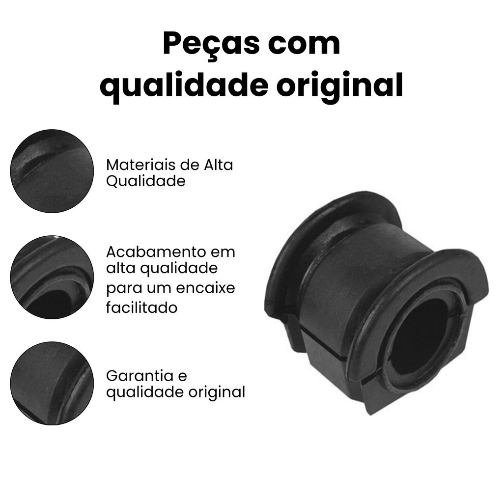 Bucha Barra Estabilizadora Dianteira Fiat Grand Siena Siena - Imagem 3