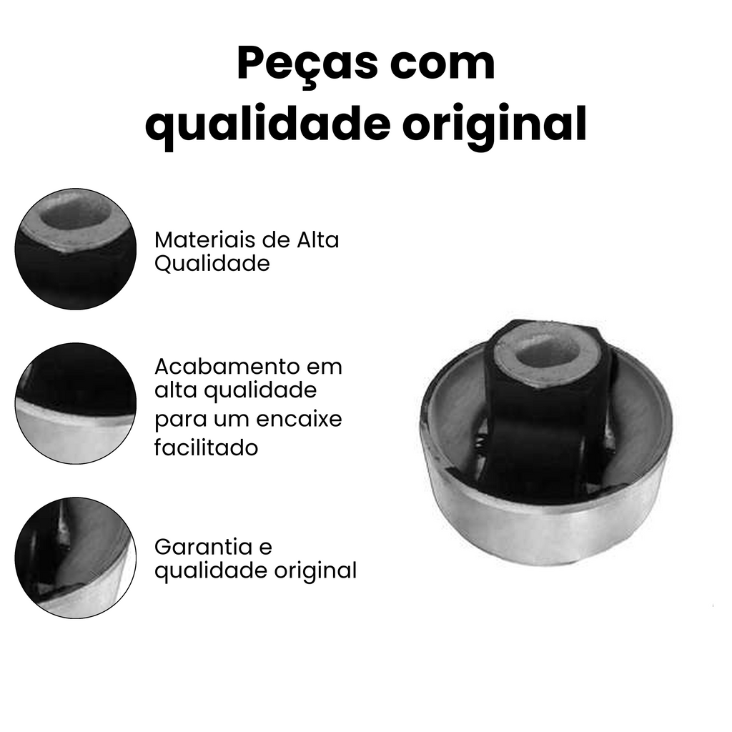 Bucha Bandeja Traseira Fiat Toro Renegade Compass 2015 a 202 - Imagem 3