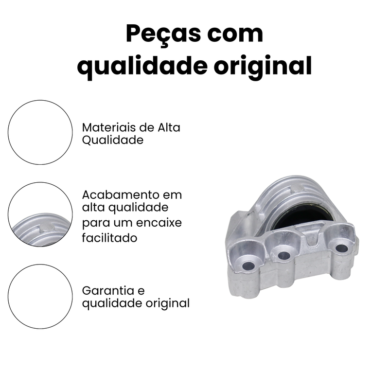 Coxim Motor Diant Dir Doblo Cargo 1.3 16V 2002-2006 Fiat Cro - Imagem 3