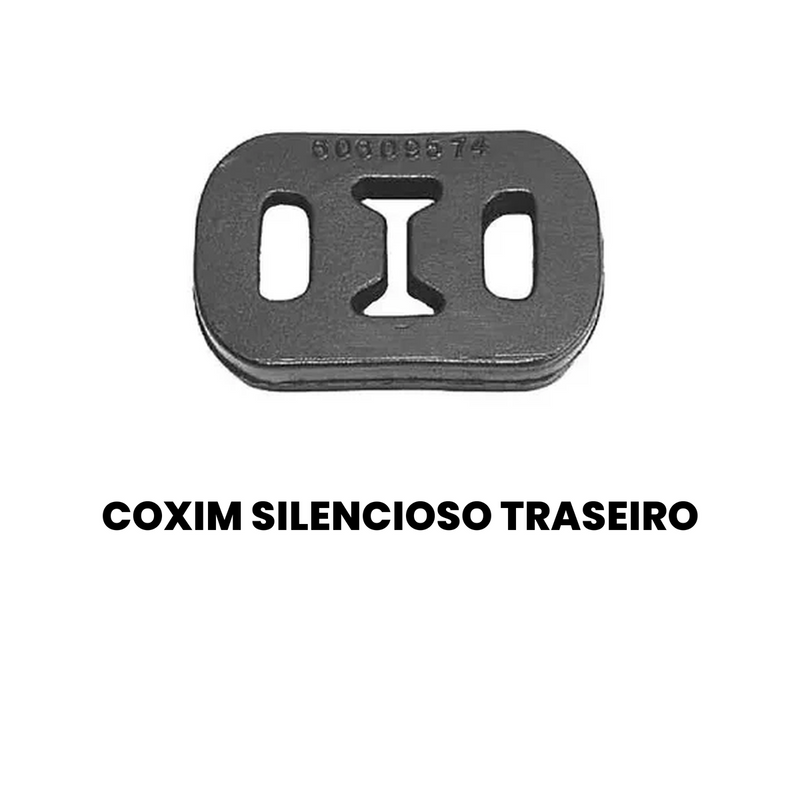 Coxim Silencioso Tras Fiat Toro 2015-2023 Jeep Renegade Comp - Imagem 2