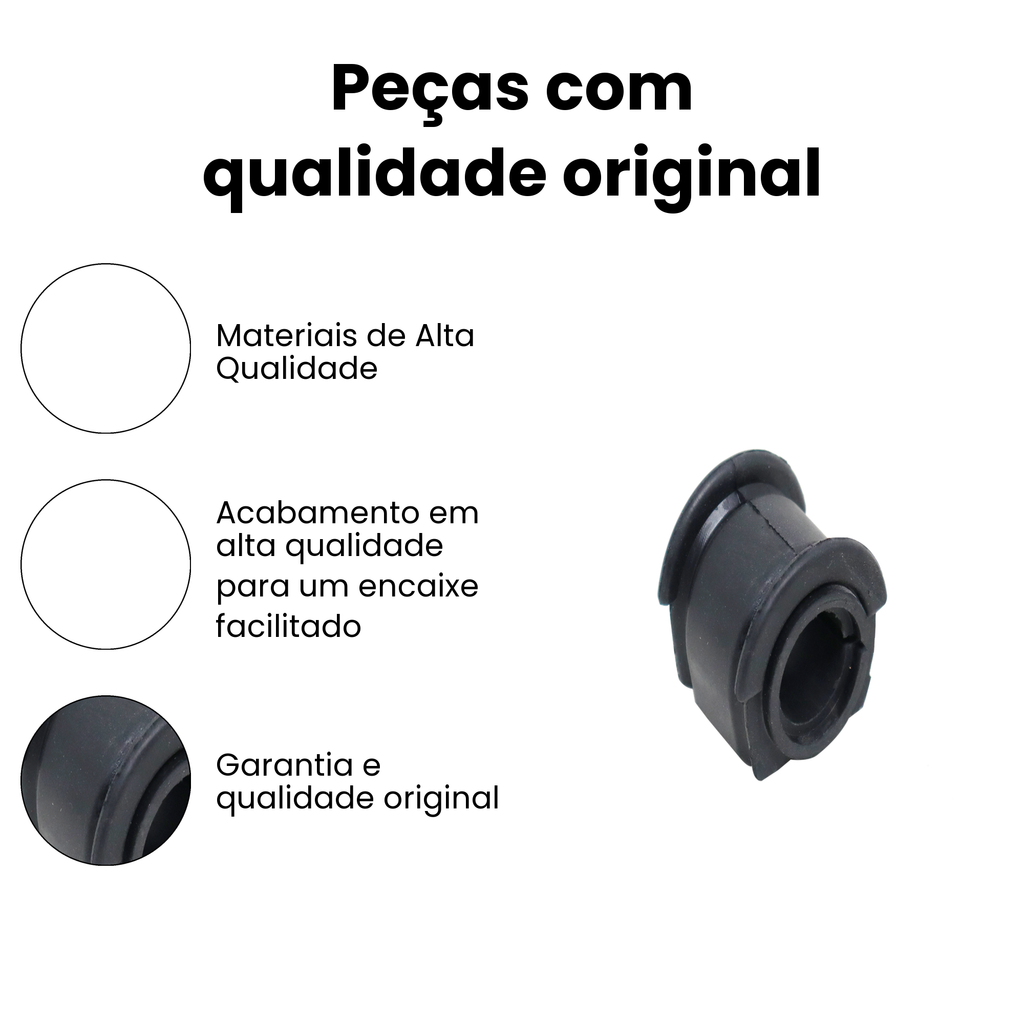 Bucha Barra Estabilizadora Dianteira Fiat Fiorino Endurance - Imagem 3