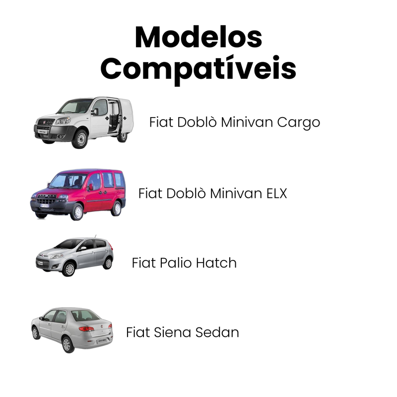 Coxim Silencioso Central Fiat Doblò 96-07 Palio 99-04 Siena - Imagem 4