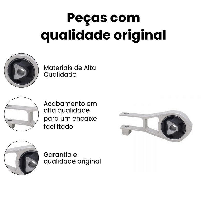 Coxim Motor Tras Jeep Renegade Compass Commander Fiat Toro 2 - Imagem 3