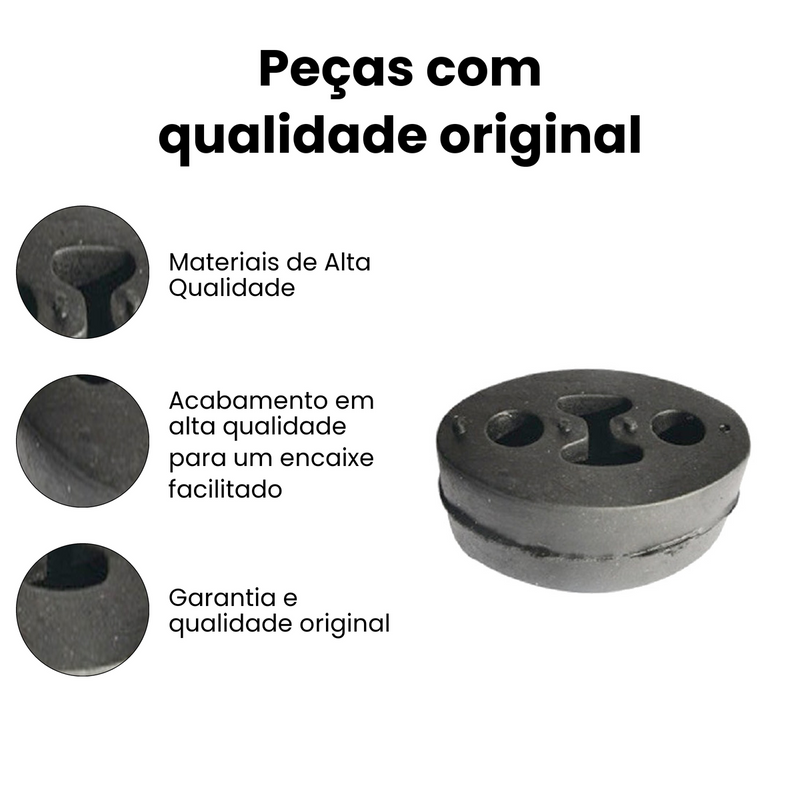 Coxim Escapamento Tras Fiat Palio 1996 - 2000 - Imagem 3