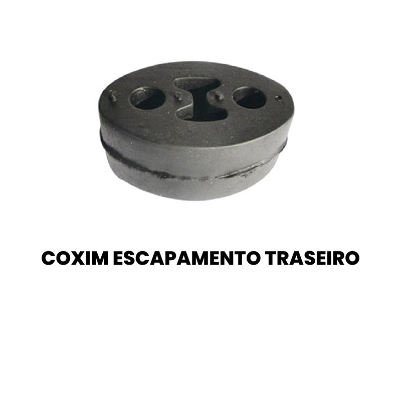 Coxim Escapamento Tras Fiat Palio 1996 - 2000 - Imagem 2