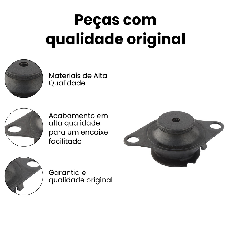 Coxim Motor Tras Câmbio Fiat Palio Siena Strada 1996-2003 - Imagem 3