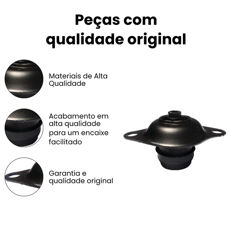 Coxim Motor Tras D E Fiat Palio 89-92 Siena 90-92 Strada 92- - Imagem 3