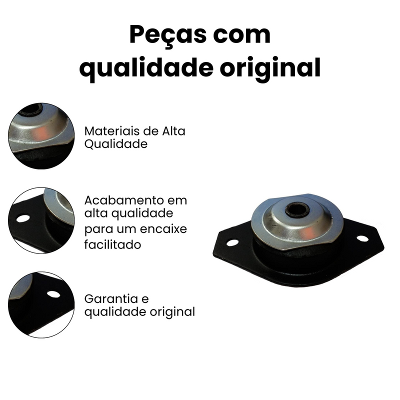 Coxim Motor Diant. Fiat Fiorino Furgão Pick-up 1.0 94 96 - Imagem 3