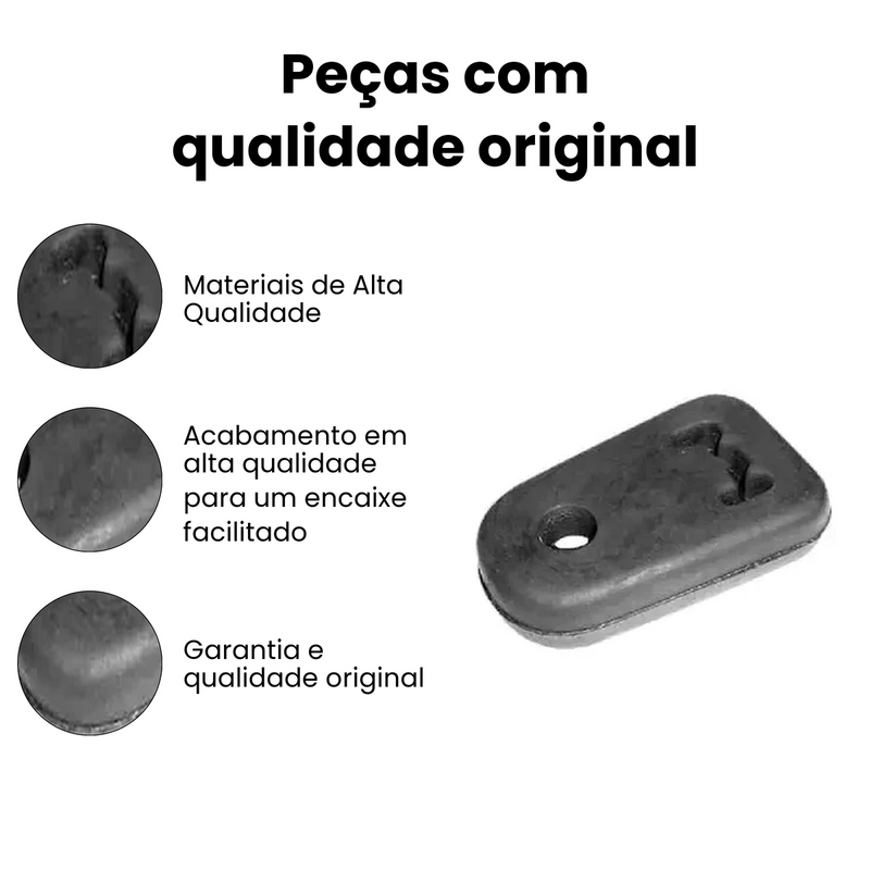 Coxim Silencioso Central Fiat Strada 1998 - 2021 - Imagem 3