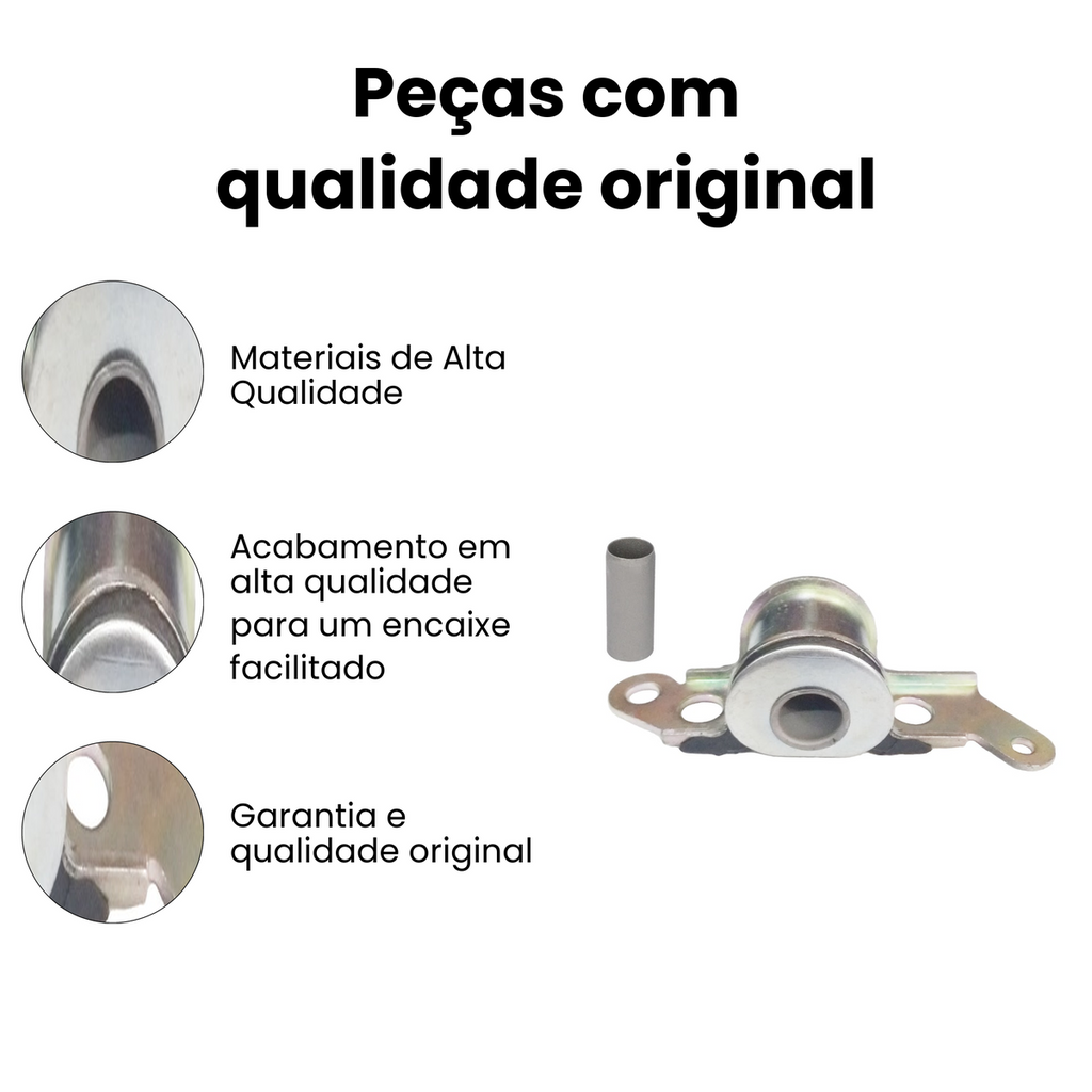 BUCHA DA BANDEJA DIANTEIRA DIREITA/ESQUERDA SEM BARRA ESTABILIZADORA FIAT MB464 - Imagem 3