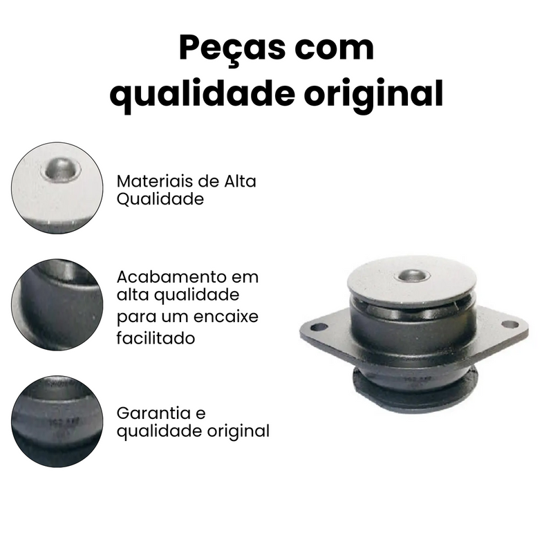 Coxim Motor Tras Esq Fiat Uno Elba Fiorino Prêmio 1985-1991 - Imagem 3