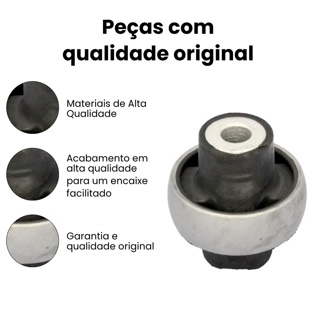 Bucha de Bandeja Dianteira, Lado Direito ou Esquerdo FIAT MB477 - Imagem 3