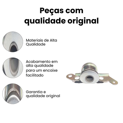 BUCHA BANDEJA DIANTEIRO ESQUERDO SEM BARRA ESTABILIZADORA FIAT MB478 - Imagem 3