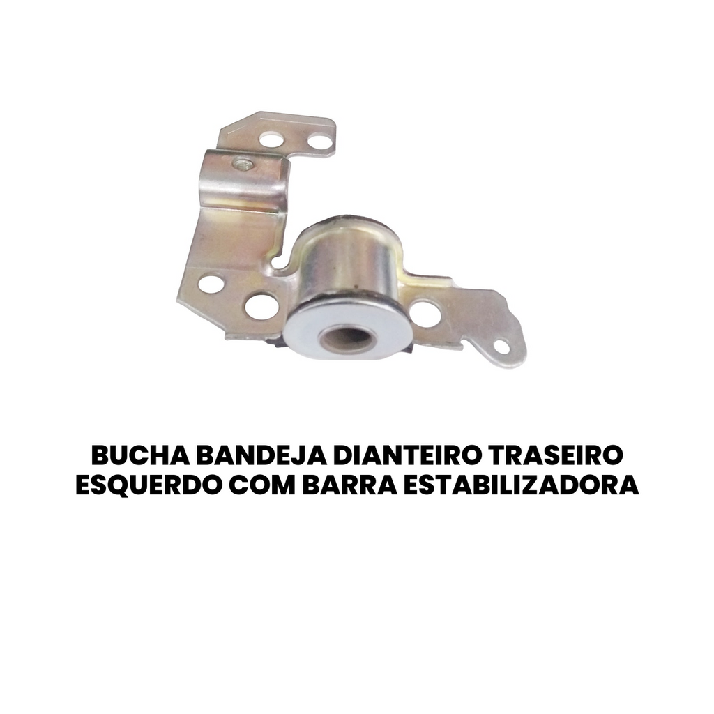 BUCHA BANDEJA DIANTEIRO ESQUERDO COM BARRA ESTABILIZADORA FIAT MB480 - Imagem 2