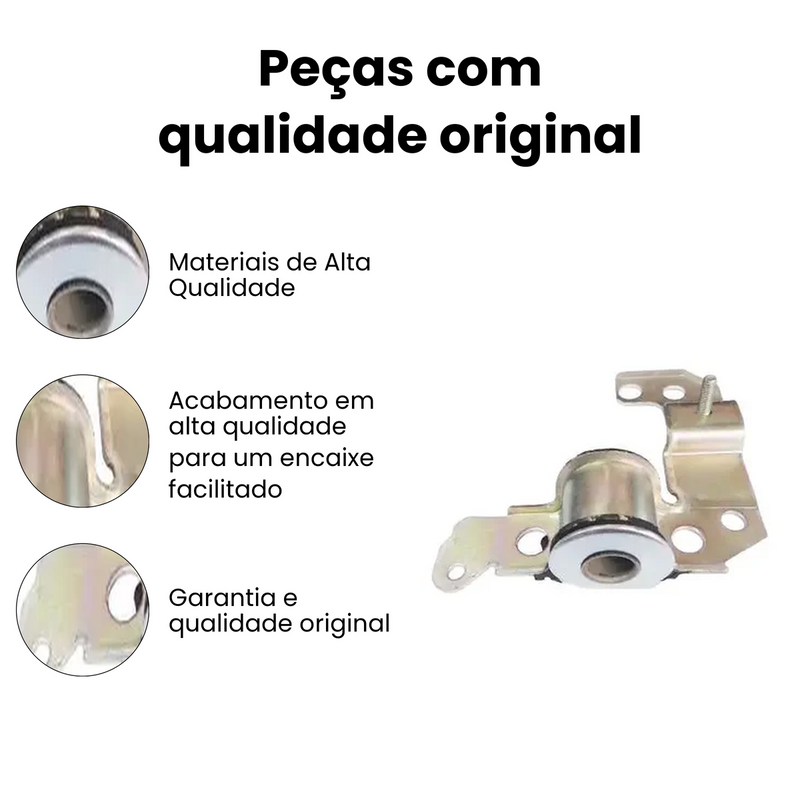 Bucha Bandeja Diant Tras Dir C Barra Estab Fiat Palio 03-17 - Imagem 3