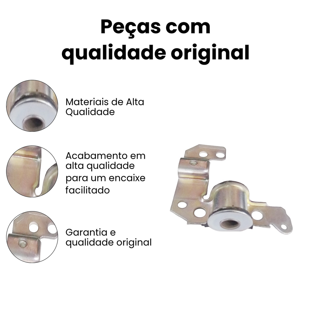 BUCHA BANDEJA DIANTEIRO DIREITO COM BARRA ESTABILIZADORA FIAT MB481 - Imagem 3