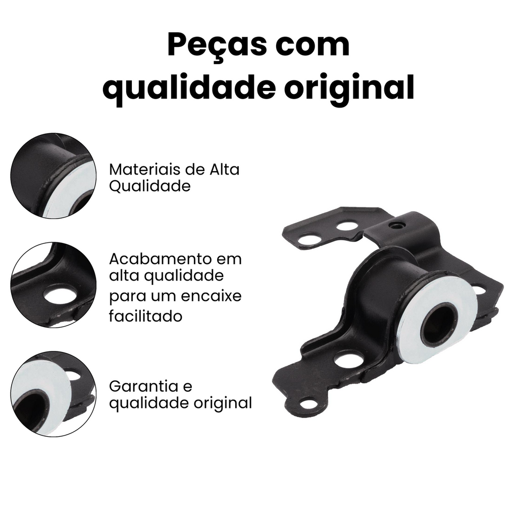 Bucha Bandeja Dianteira Direita c Barra Estabilizadora Doblo - Imagem 3