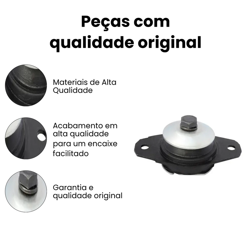 Coxim Motor Diant Dir Fiat Uno 86-13 Fiorino 94-13 Palio Sie - Imagem 3