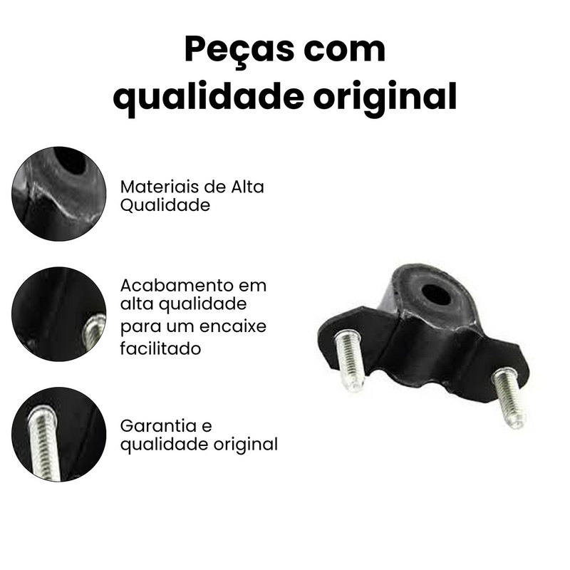 Bucha Barra Estabilizadora Dianteira Fiat Doblo 2002-2020 Pa - Imagem 3